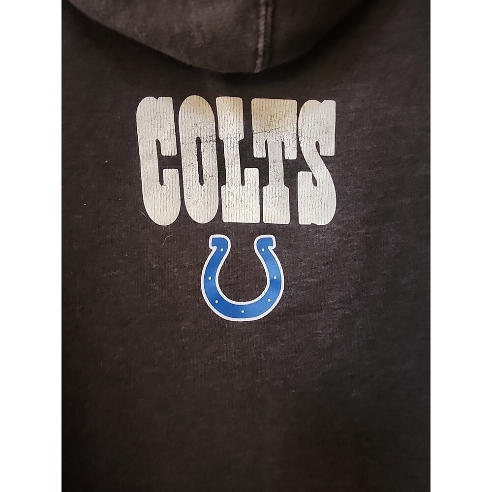 NFL Team Apparel Indianapolis‎ Colts Hoodie Mens Medium Nice CR80 Football - Picture 4 of 7